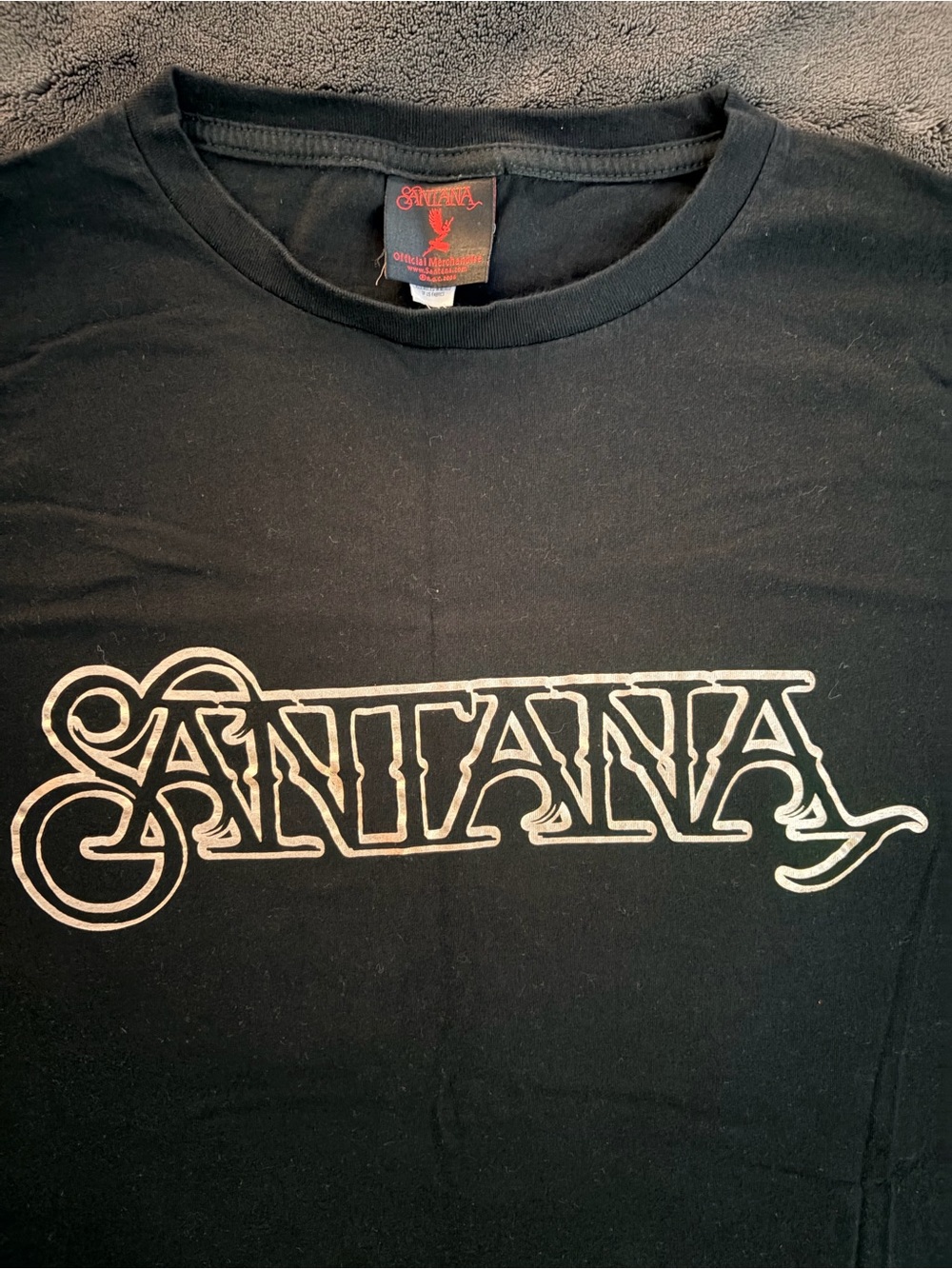 Vintage 2006 Carlos Santana Men’s Black Gold T-Shirt Official Merch XL